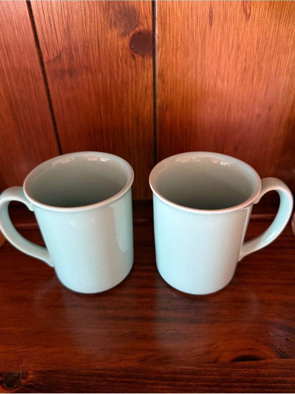 Mint Green Corning Coffee Mugs - Set of 2